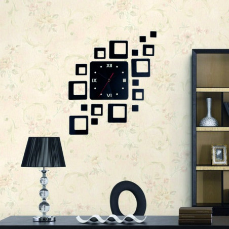 Ceas de perete pătrat modern 50x40 cm FIGARO Ceas de perete pătrat modern 50x40 cm FIGARO