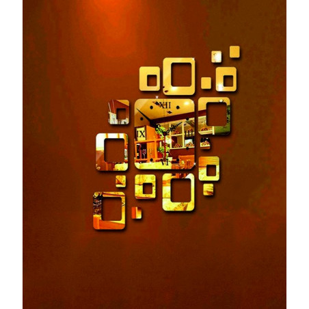 Ceas de perete pătrat modern 50x40 cm FIGARO Ceas de perete pătrat modern 50x40 cm FIGARO