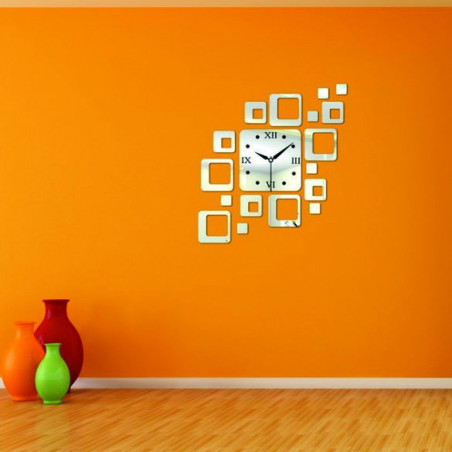 Ceas de perete pătrat modern 50x40 cm FIGARO Ceas de perete pătrat modern 50x40 cm FIGARO