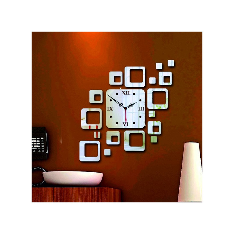 Ceas de perete pătrat modern 50x40 cm FIGARO