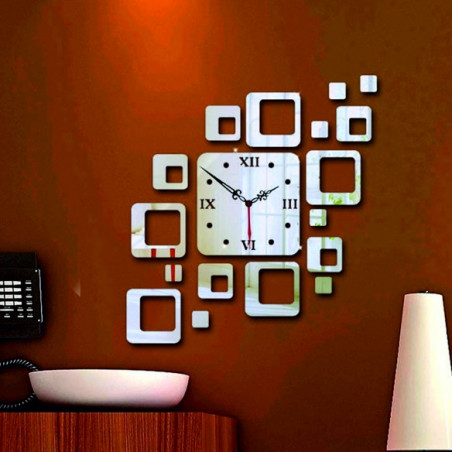 Ceas de perete pătrat modern 50x40 cm FIGARO Ceas de perete pătrat modern 50x40 cm FIGARO
