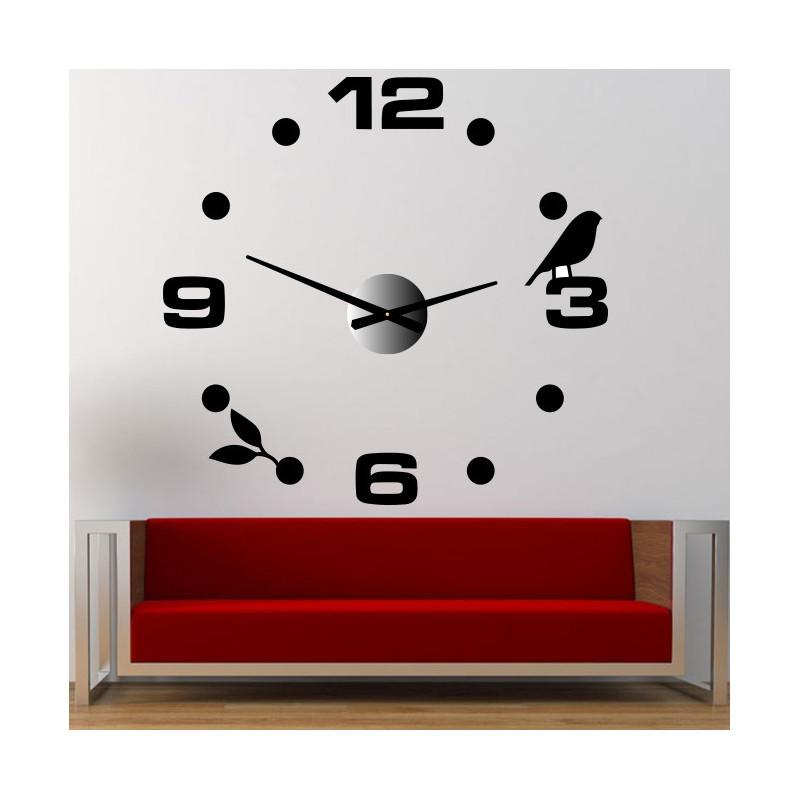 Ceas de perete adeziv DIY Pohoda Line