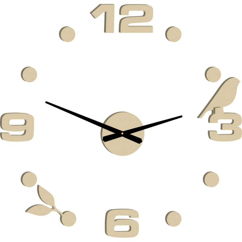 Ceas de perete adeziv DIY Pohoda Line