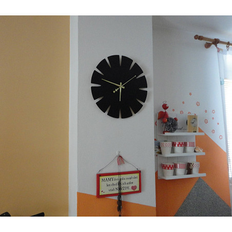 Ceas de perete din lemn fabricat din HDF SPECTRA