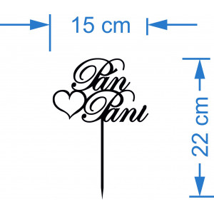 Adâncitură din plastic - decor pentru tort "domn și... 2