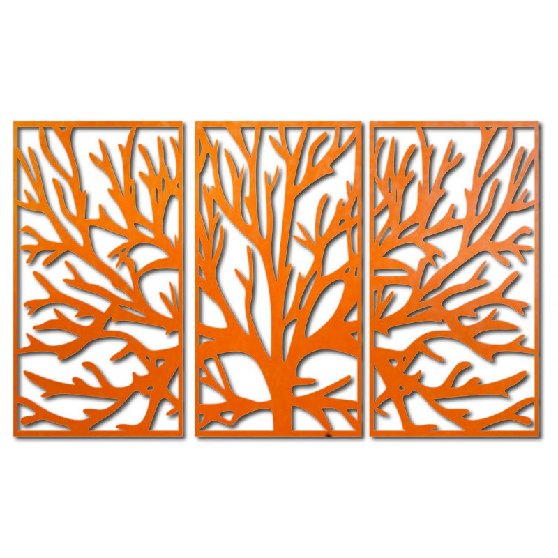 Tablou colorat cu o ramură de copac pentru sufragerie