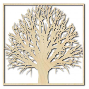 Imagine din lemn a unui perete de copac din placaj GEMER 2