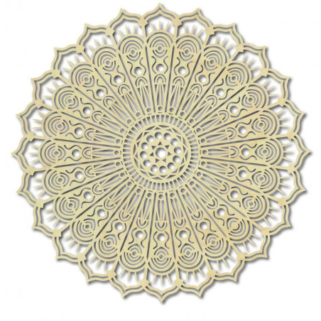 Pictură murală din placaj cu mandala, floarea păcii, SILVIA Pictură murală din placaj cu mandala, floarea păcii, SILVIA