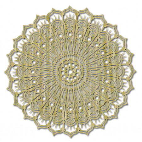 Pictură murală din placaj cu mandala, floarea păcii, SILVIA Pictură murală din placaj cu mandala, floarea păcii, SILVIA