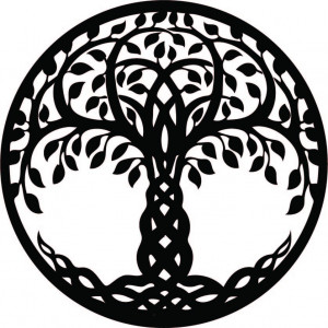 Pictura din lemn pe un perete din placaj de plop Bogan 2