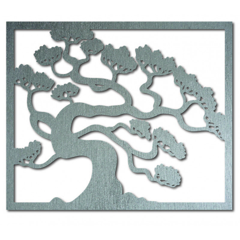 Imagine din lemn pe peretele unui placaj din lemn de bonsai DRAZSKA
