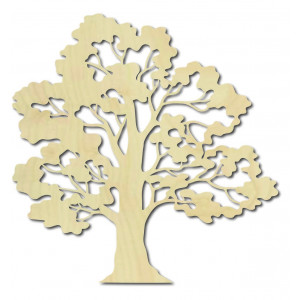 Pictura moderna de pereti bonsai copac placaj de lemn plop ERGLIN 2