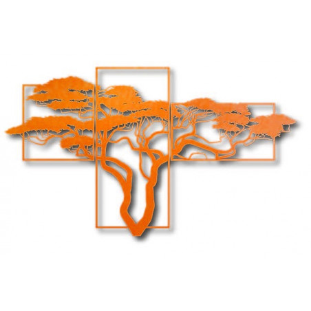 Pictură murală din lemn BONSAI Pictura este alcătuită din trei părți SKALICA