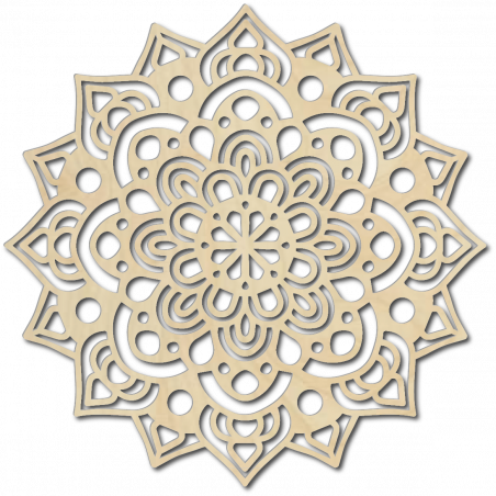 Pictură mare pe perete din placaj