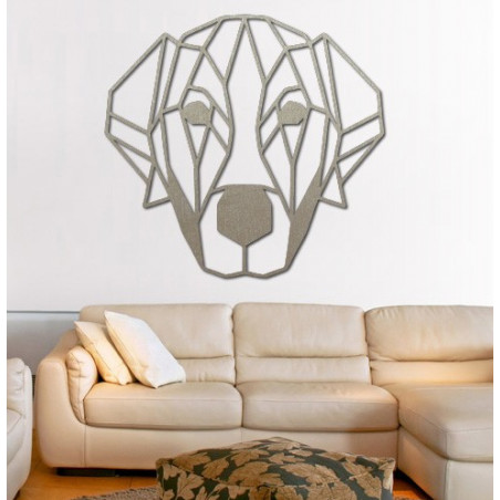 Pictură murală modernă STYLESA cu câine din placaj PR0229 HAFFF negru Pictură murală modernă STYLESA cu câine din placaj PR0229 HAFFF negru