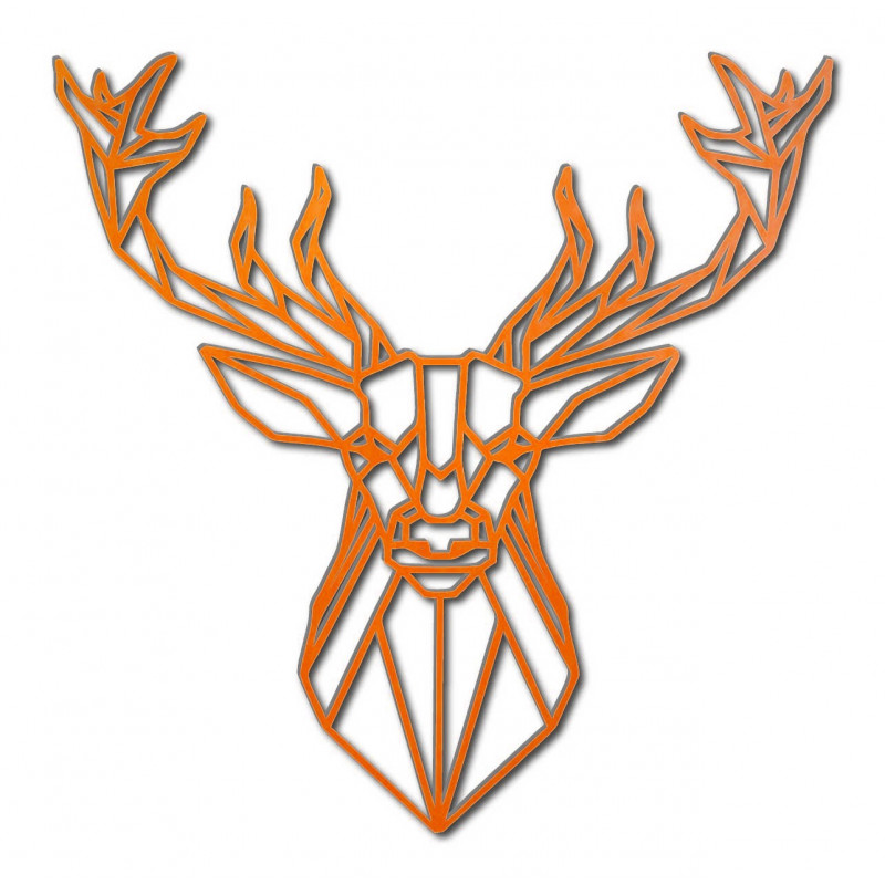 Tablou sculptat din lemn STYLESA, cerb PR0232 negru