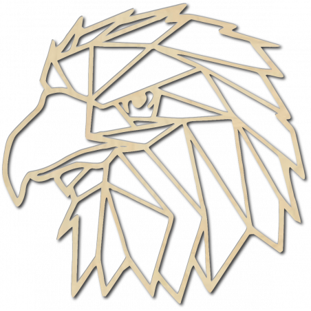 STYLESA Pictură murală sculptată forme geometrice vultur PR0234 negru STYLESA Pictură murală sculptată forme geometrice vultur PR0234 negru