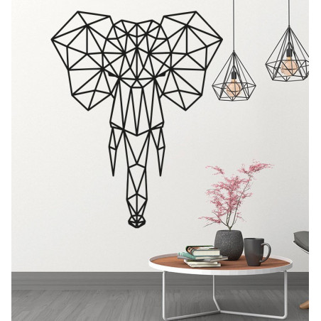 STYLESA Imagine din lemn   pe perete GEOMETRIC PR0226 BLACK