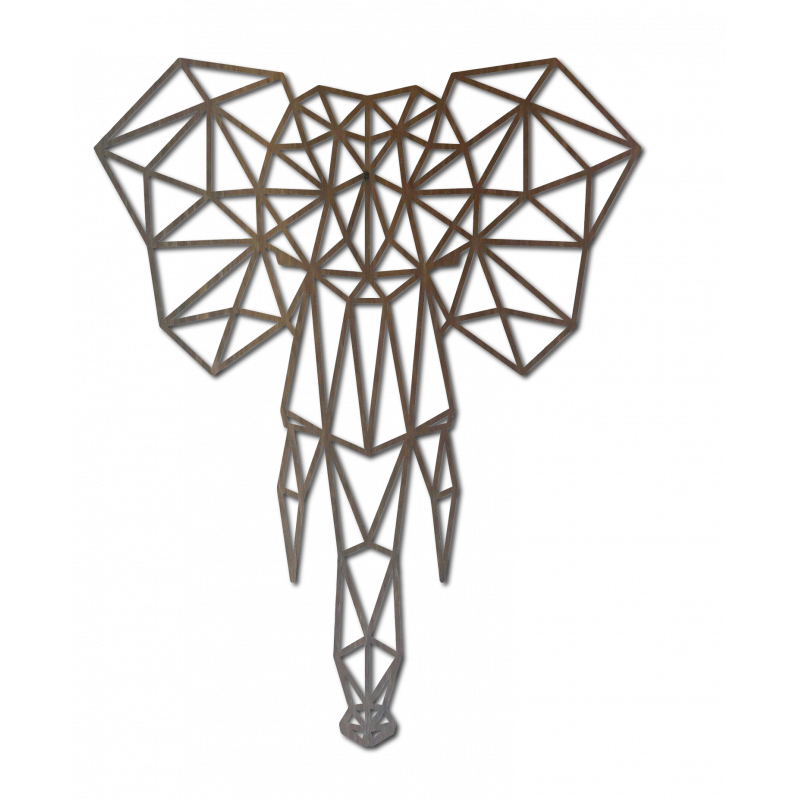 STYLESA Imagine din lemn   pe perete GEOMETRIC PR0226 BLACK