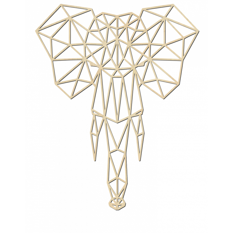 STYLESA Imagine din lemn   pe perete GEOMETRIC PR0226 BLACK