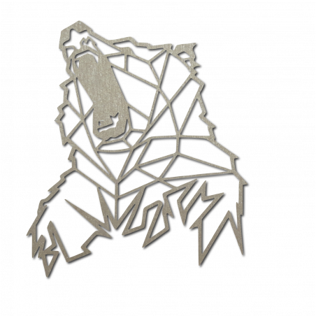 STYLESA Sculptat imagine pe perete de urs de lemn PR0243 maro STYLESA Sculptat imagine pe perete de urs de lemn PR0243 maro