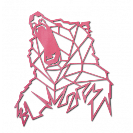 STYLESA Sculptat imagine pe perete de urs de lemn PR0243 maro STYLESA Sculptat imagine pe perete de urs de lemn PR0243 maro