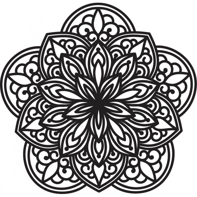 Mandala magică pe perete