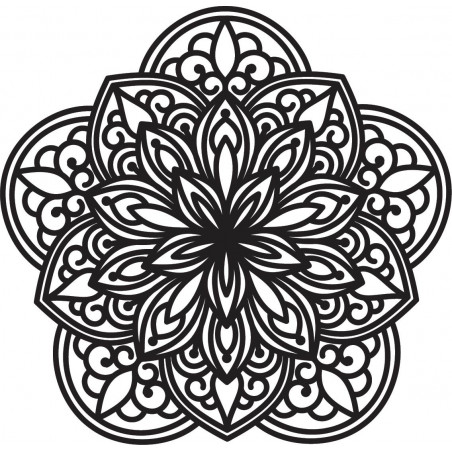 Mandala magică pe perete