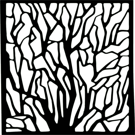 Tablou de perete din lemn sculptat, realizat din placaj KVADERR