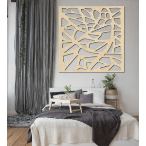 Pictură murală sculptată din placaj de lemn HORLAT