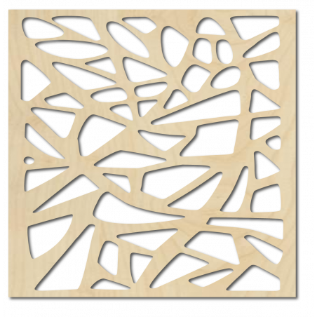 Pictură murală sculptată din placaj de lemn HORLAT