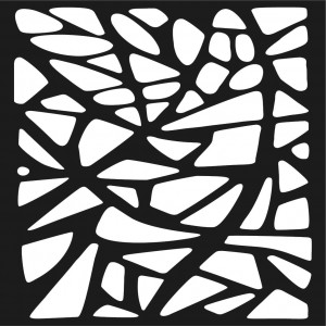 Pictură murală sculptată din placaj de lemn HORLAT 2