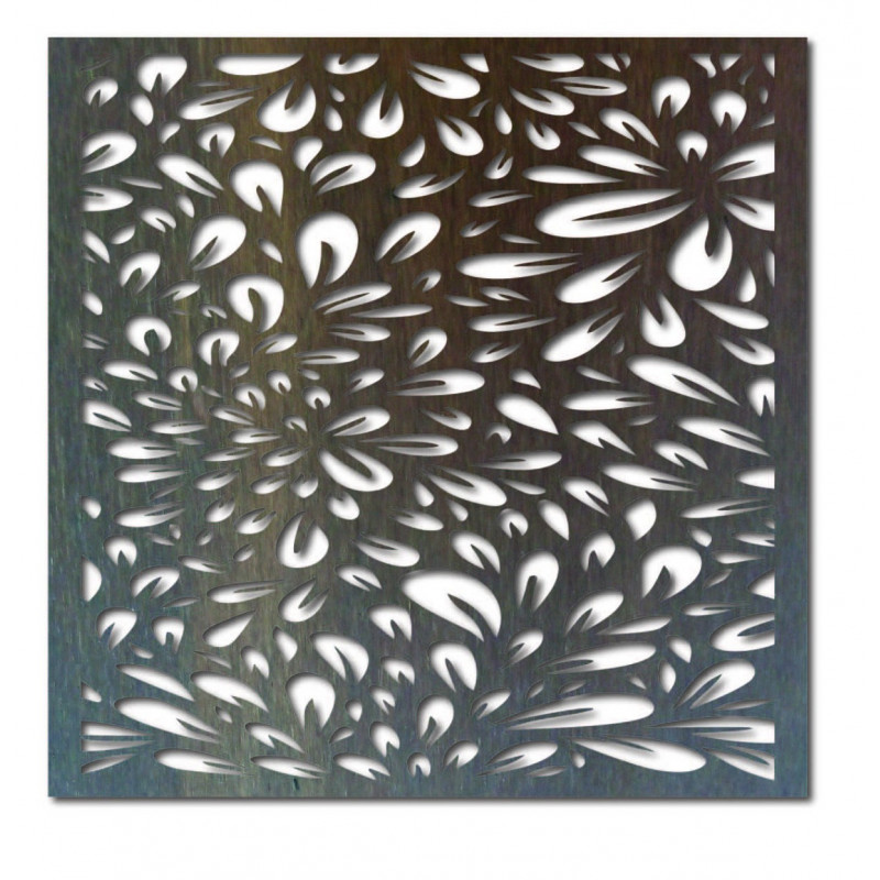 Tablou de perete din placaj de lemn sculptat floare HORLILG