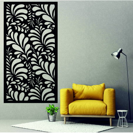 Pictură murală sculptată din placaj de lemn, floare PIXABAY