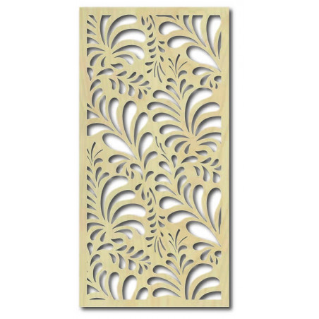 Pictură murală sculptată din placaj de lemn, floare PIXABAY