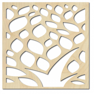 Cioplit imagine pe perete din placaj din lemn  floare LUSEKOJ 2