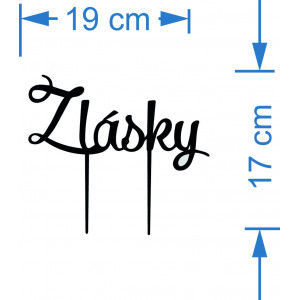 Adâncitură din plastic - decor pentru tort "Din dragoste"... 2