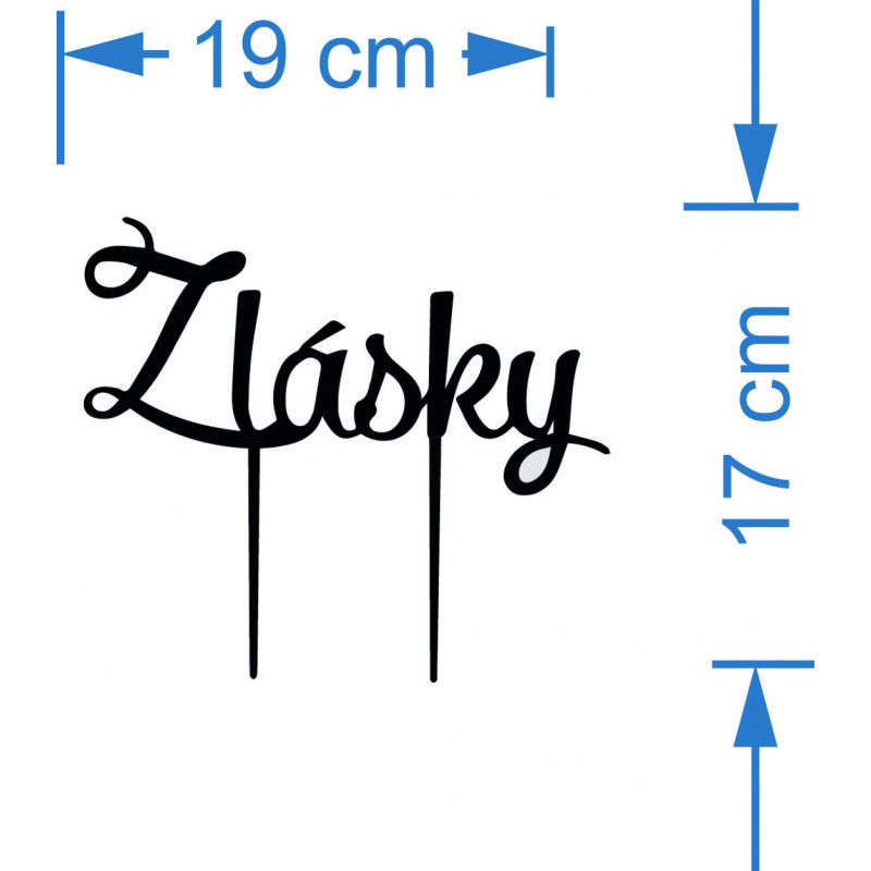 Decorațiune din plastic pentru tort pentru dragoste Dimensiuni 190 x 166 mm