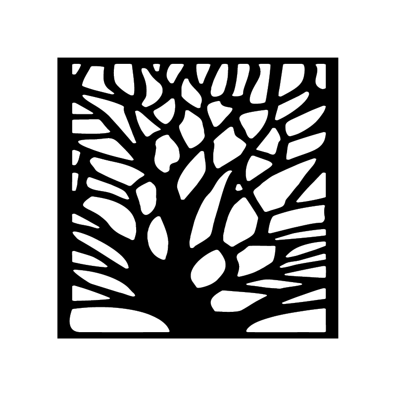 Pictură murală sculptată din placaj de lemn NUC