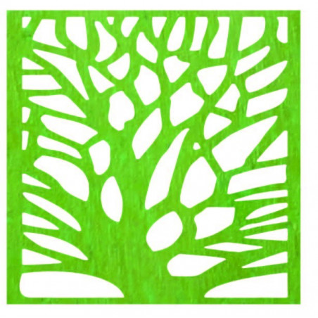 Pictură murală sculptată din placaj de lemn NUC