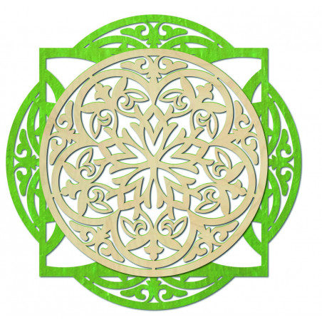 Tablou din lemn, decor de perete elegant - FANTASIA