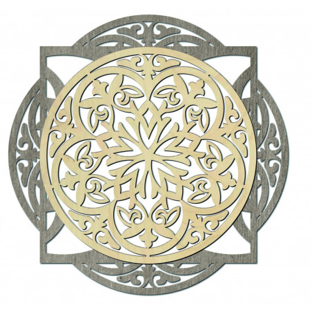 Tablou din lemn, decor de perete elegant - FANTASIA