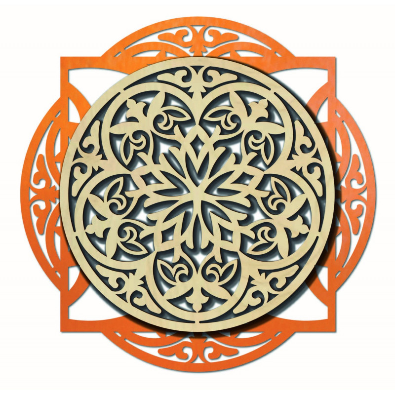 Tablou din lemn, decor de perete elegant -...