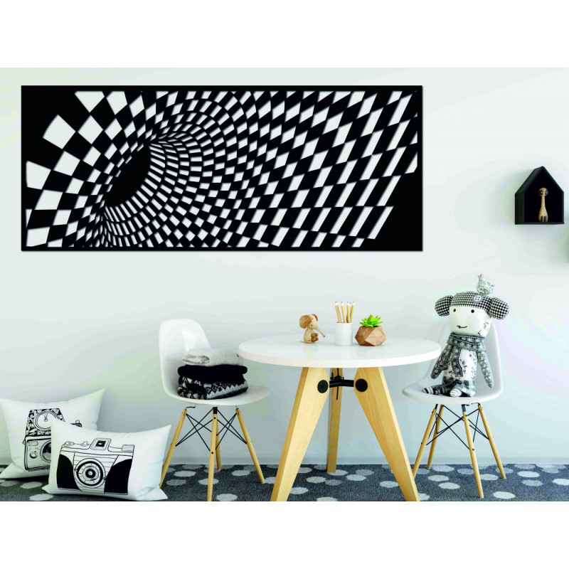 Poză gustoasă pe peretele placajului din lemn
Ulety