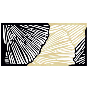 Pictură de perete 3D de bun gust, realizată din placaj partea din spate Poplar original, culoarea părții din față la alegerea dv 2