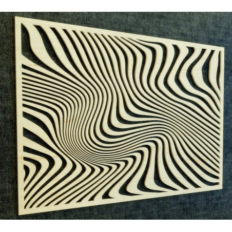 Imagine de perete magică realizată din placaj de lemn Imagine de perete magică realizată din placaj de lemn