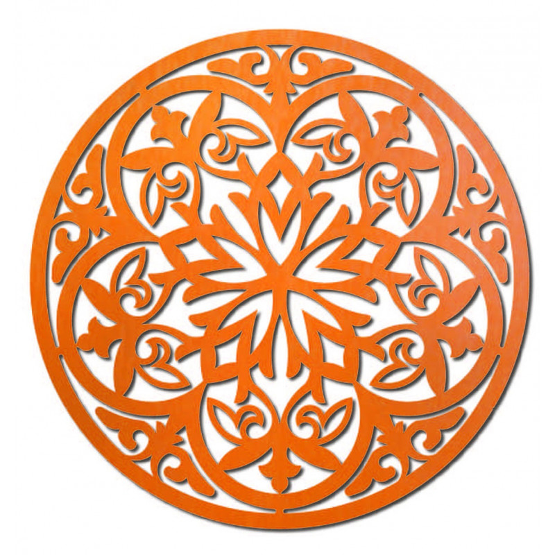 Mandala magică din lemn - imagine pe perete