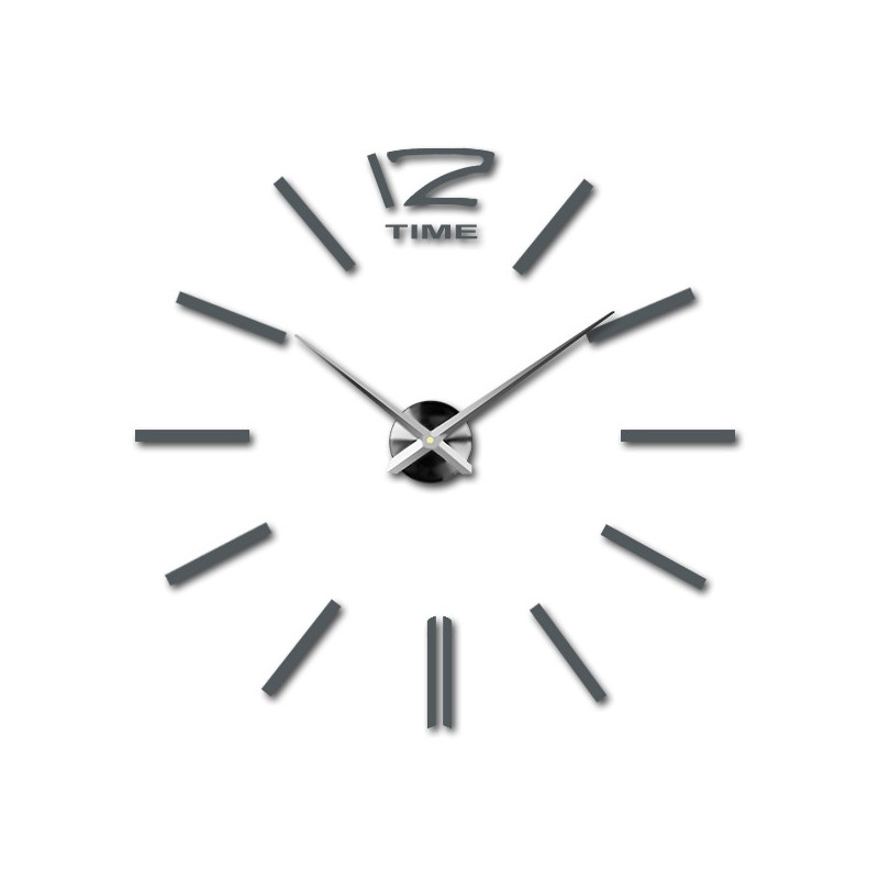 Ceas modern cu ora doisprezece și o inscripție elegantă TIMP dedesubt.