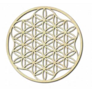 O imagine a unei mandale pe un perete de placaj de până... 2