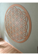 Photo from customer for Mandala de perete din lemn Floare de viață - PERTON